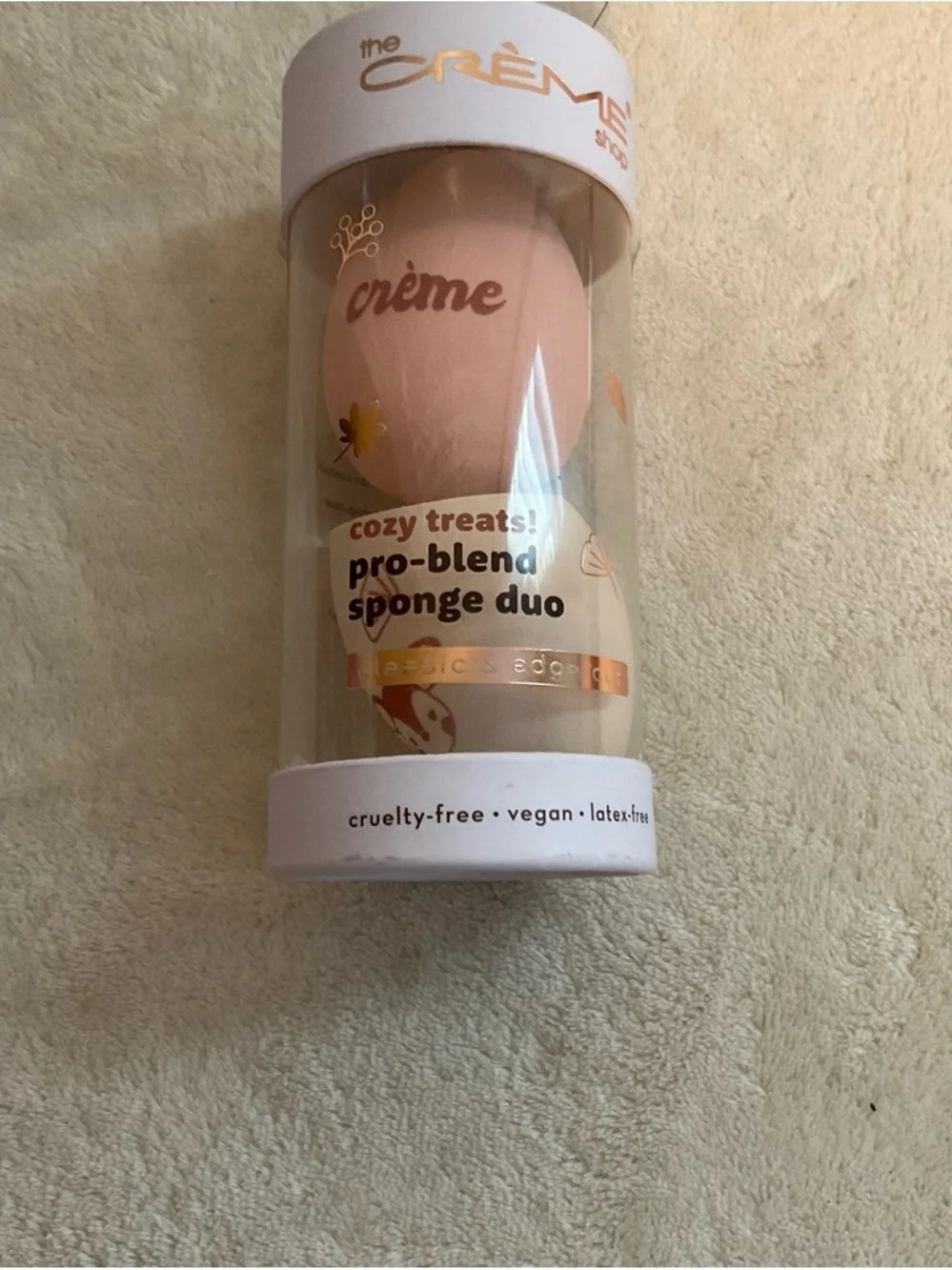 The Crème Shop Cozy Treats Pro-Blend Sponge Duo - Pink